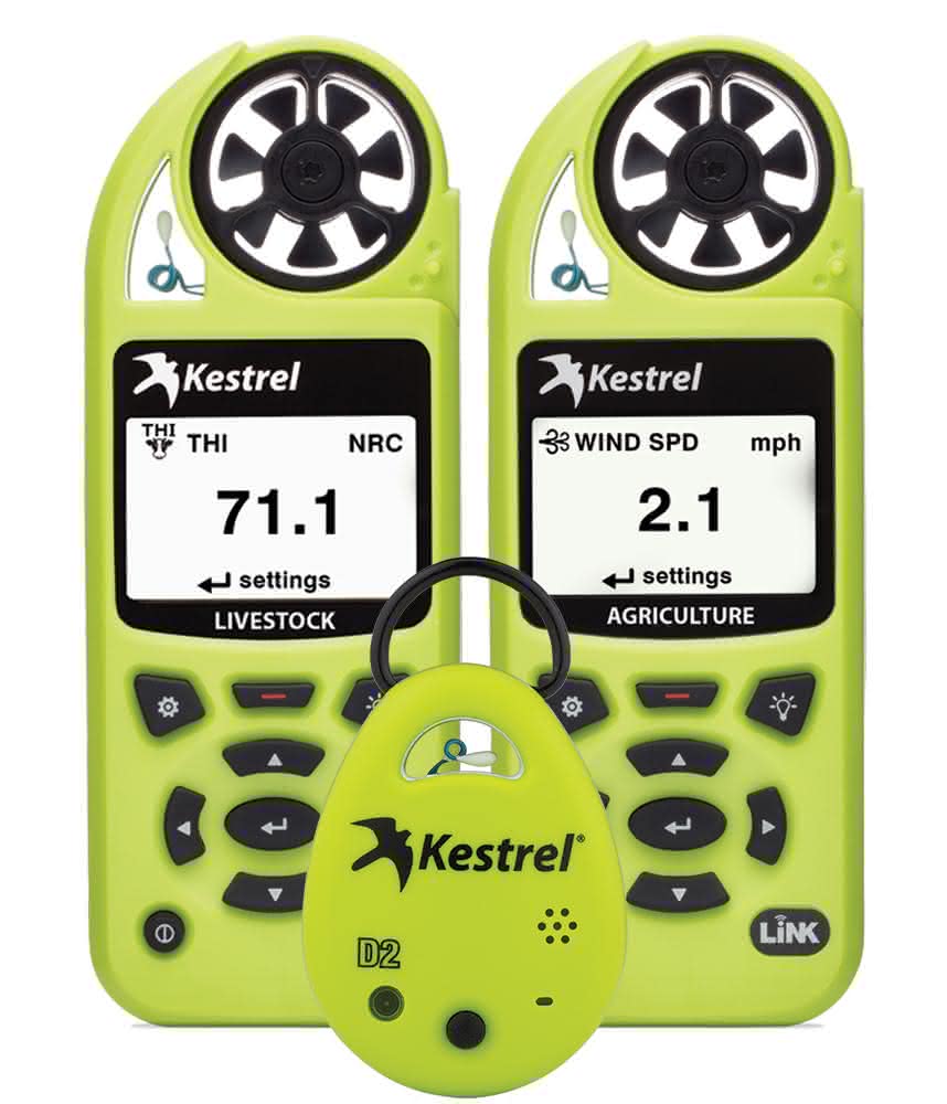 The kestrel line of Agriculture monitors and meters